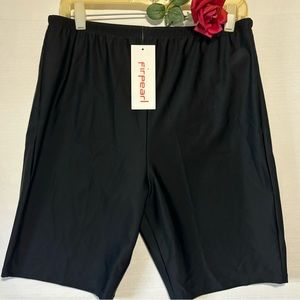 Firpearl sport board swim shorts IPF 50+ 18 black built in panty 82% nyl…